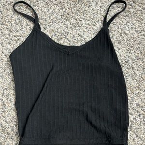 Black tank top
